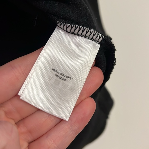 NEVER BEEN WORN Lands' End Sport Black Mockneck Pullover - Picture 3 of 3